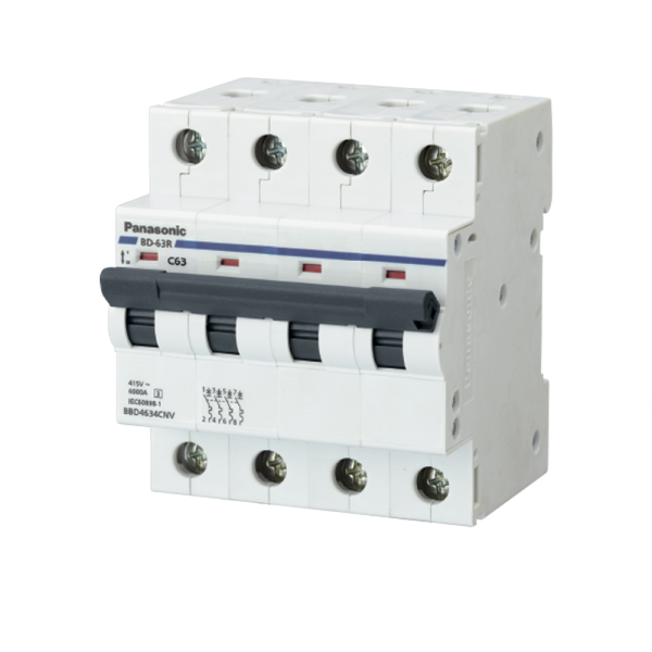 Mcb 4p 10a 6ka 415vac Bbd4104cnv